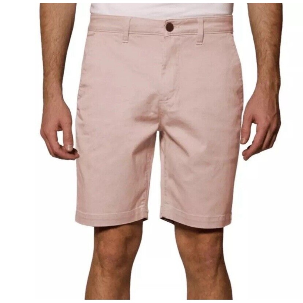 NWT Mens‎ Monfrere Cruise Pink Chino Shorts Size 38